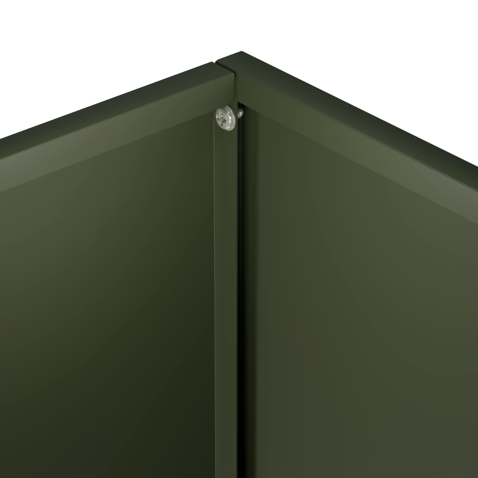 Vaso da giardino Verde Oliva 30 x 30 x 40 cm | homemem39