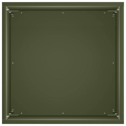 Vaso da giardino 2 pz Verde Oliva 30 x 30 x 40 cm | homemem39