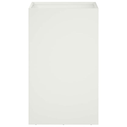 Vaso da giardino Bianco 30 x 30 x 50 cm