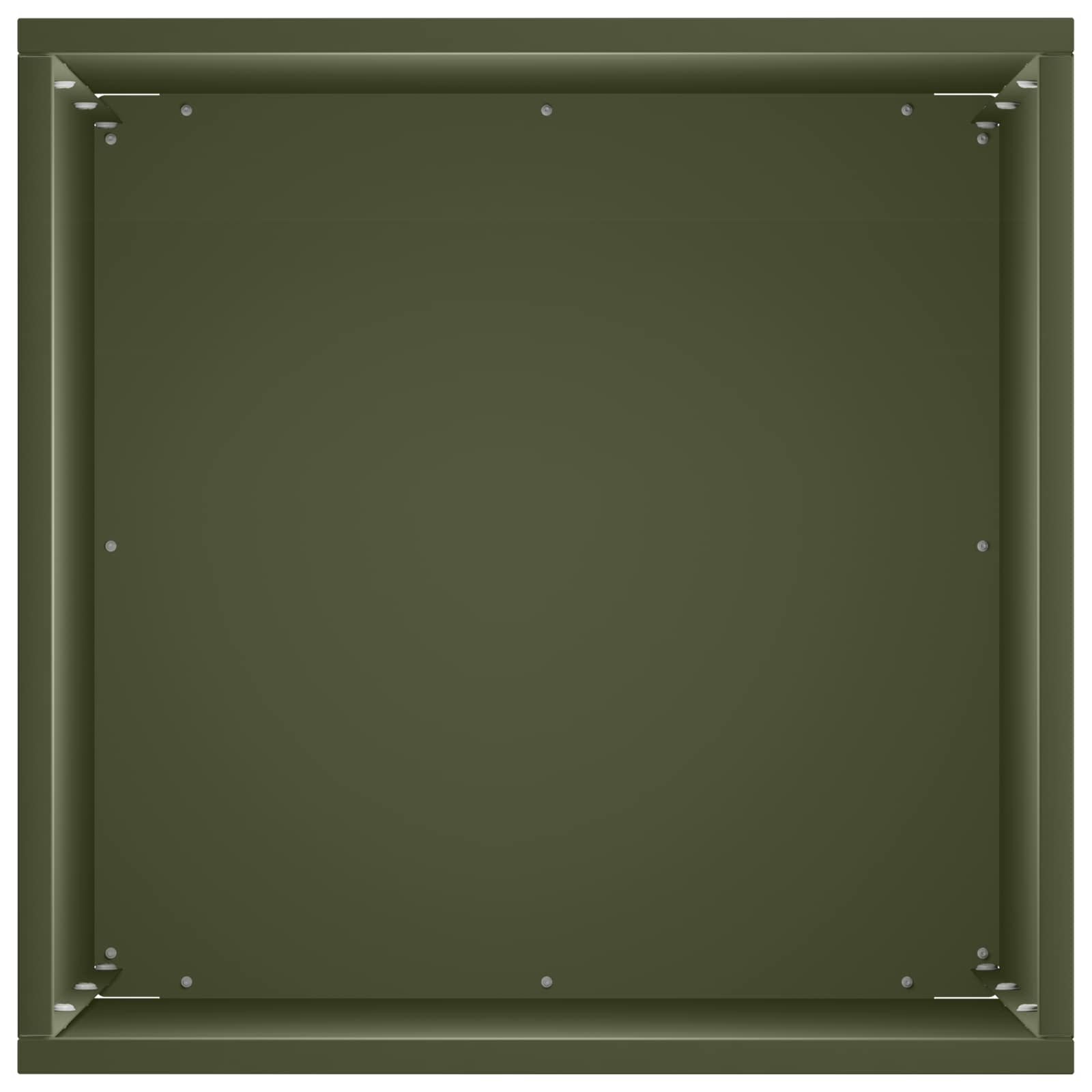 Vaso da giardino 2 pz Verde Oliva 30 x 30 x 50 cm | homemem39