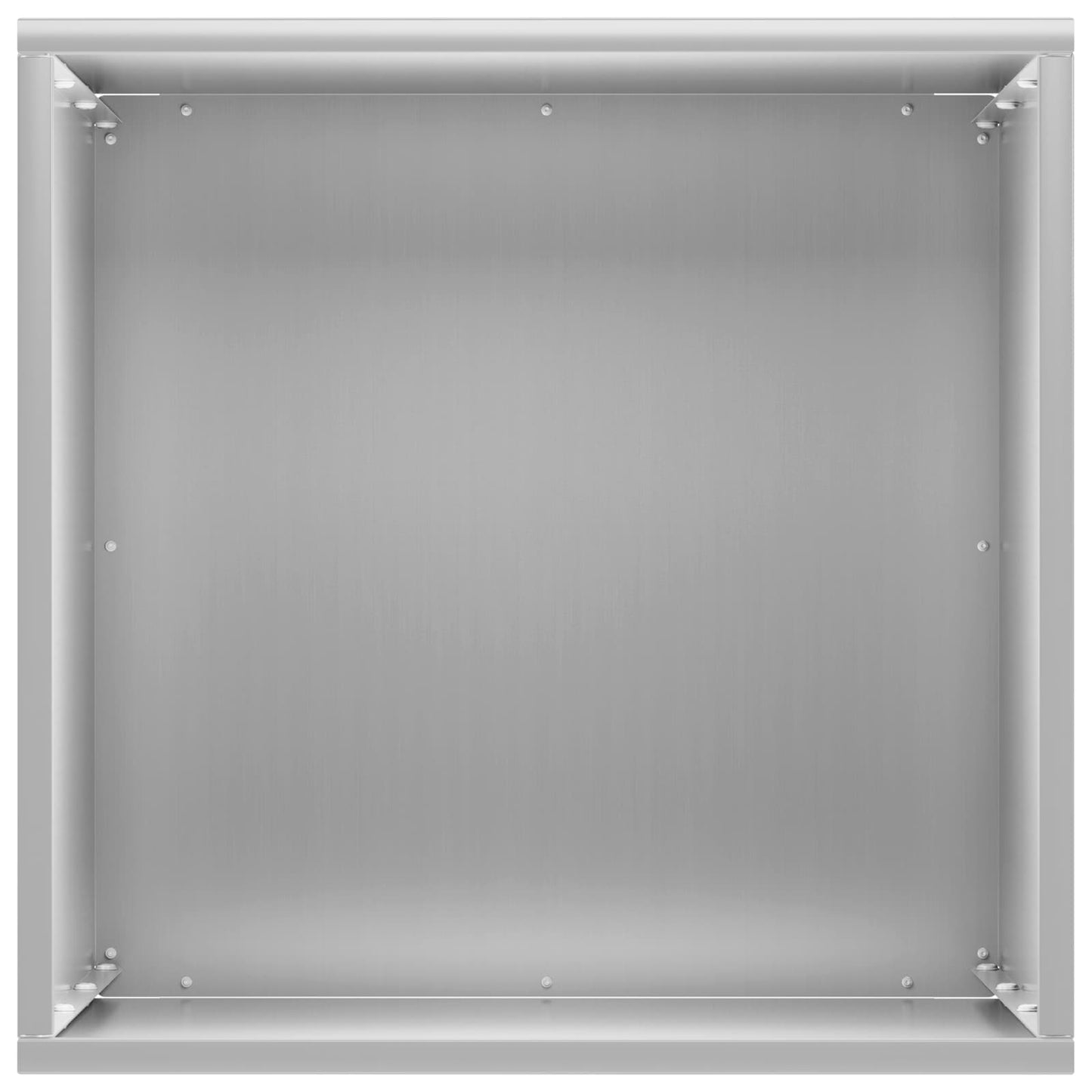 Vaso da giardino 2 pz Argento 30 x 30 x 50 cm Acciaio zincato