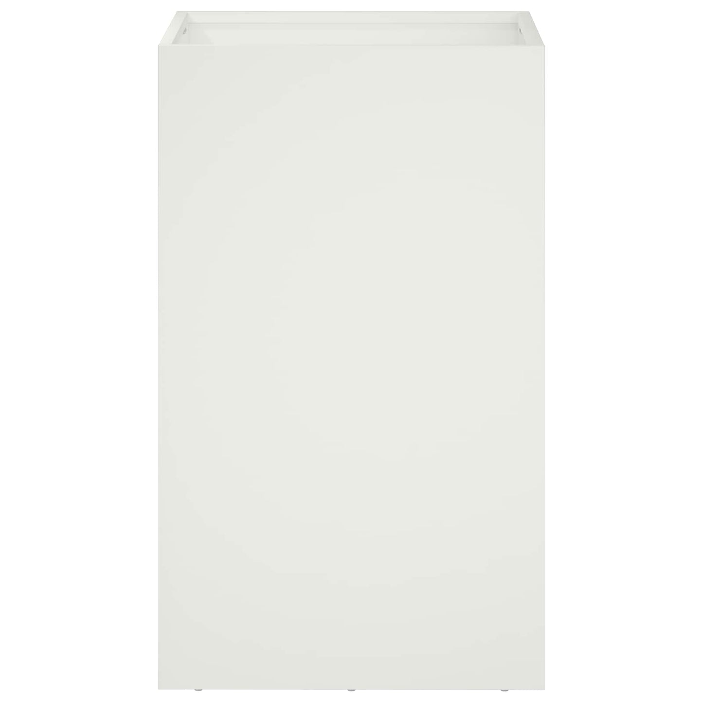 Vaso da giardino 2 pz Bianco 40 x 40 x 50 cm | homemem39