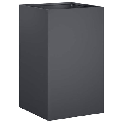 Vaso da giardino Antracite 40 x 40 x 50 cm | homemem39