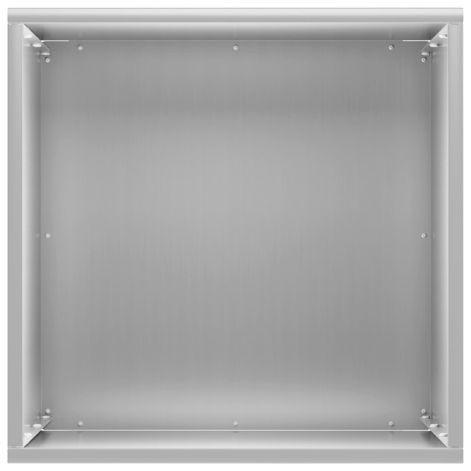Vaso da giardino Argento 40 x 40 x 50 cm Acciaio zincato | homemem39