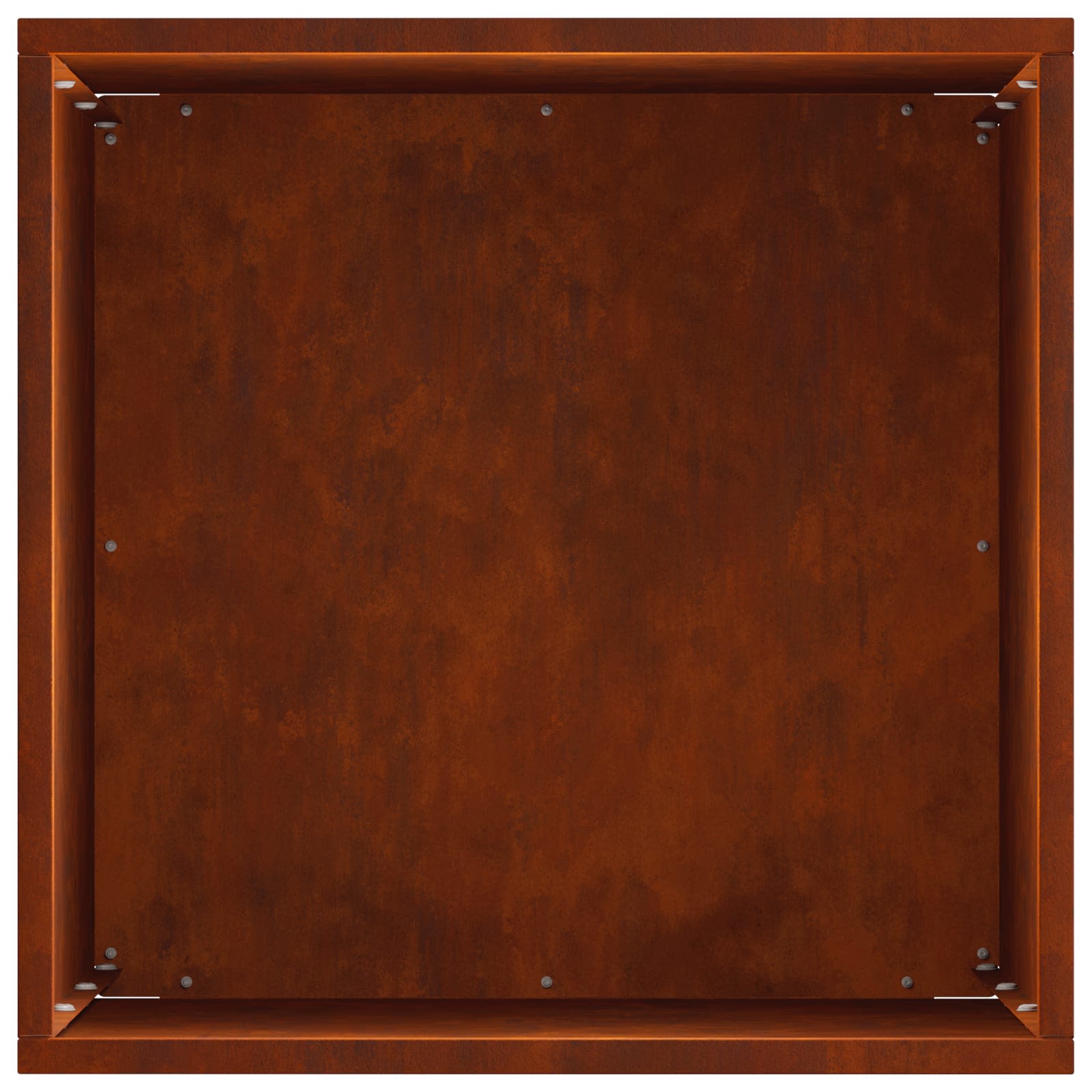 Vaso da giardino Ruggine 40 x 40 x 50 cm Acciaio Corten | homemem39
