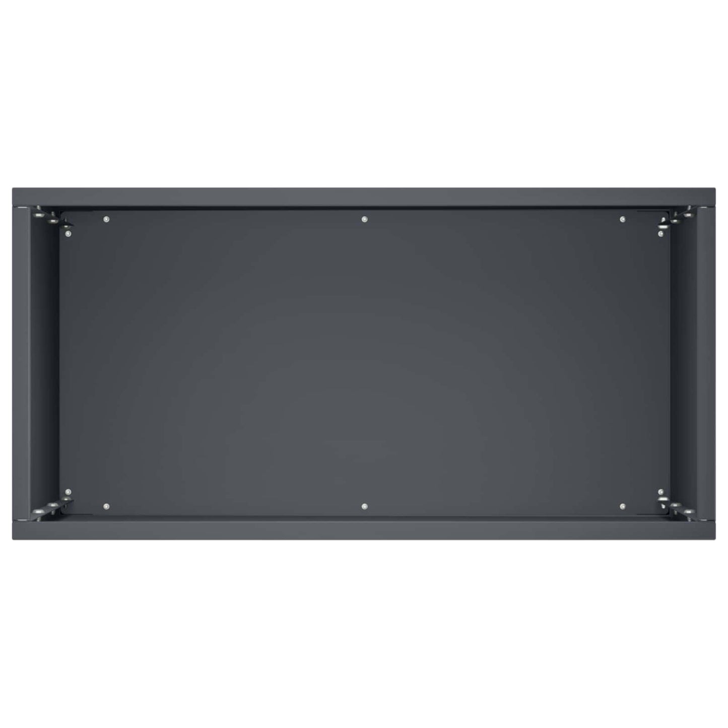 Vaso da giardino 2 pz Antracite 40 x 20 x 40 cm | homemem39