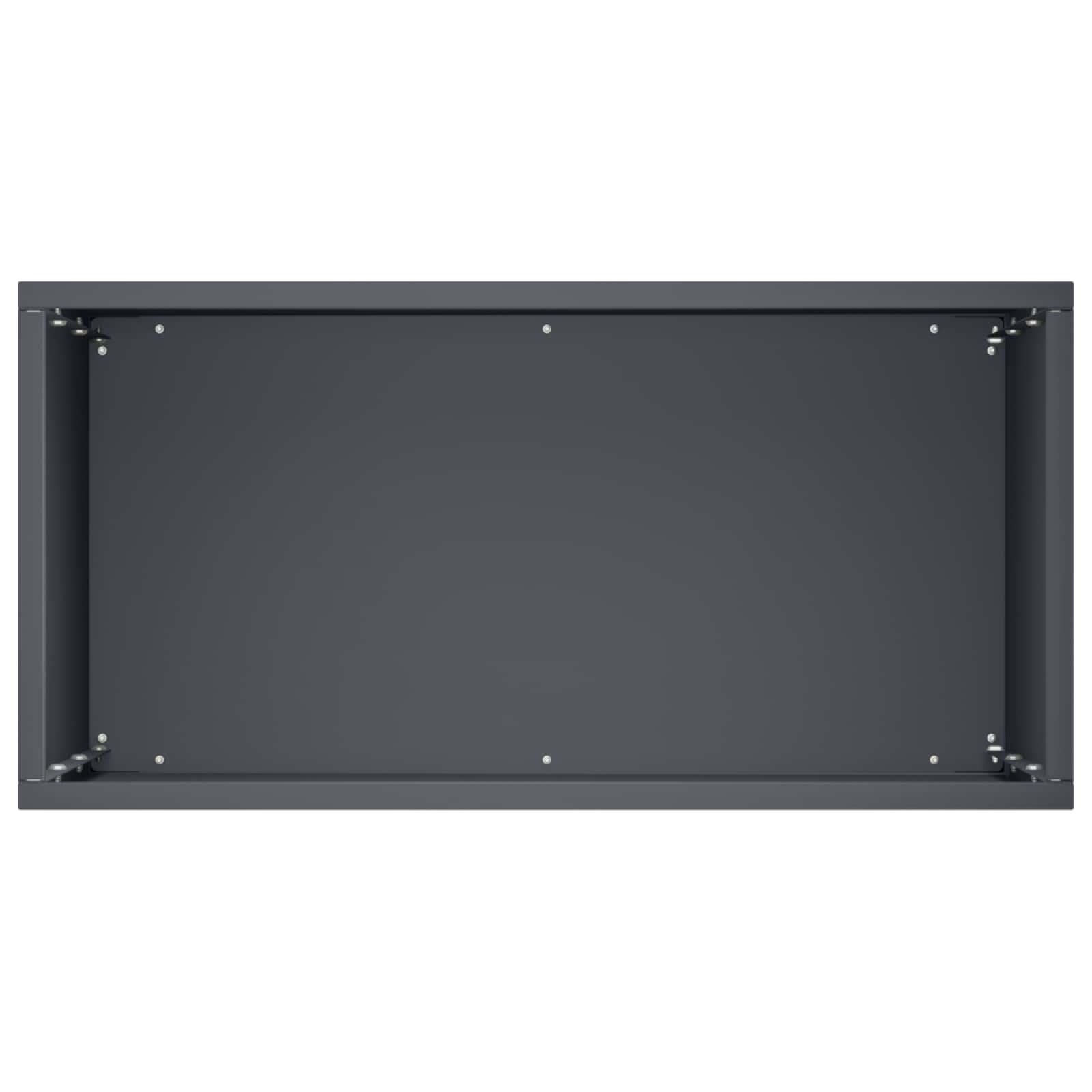 Vaso da giardino 2 pz Antracite 40 x 20 x 40 cm | homemem39
