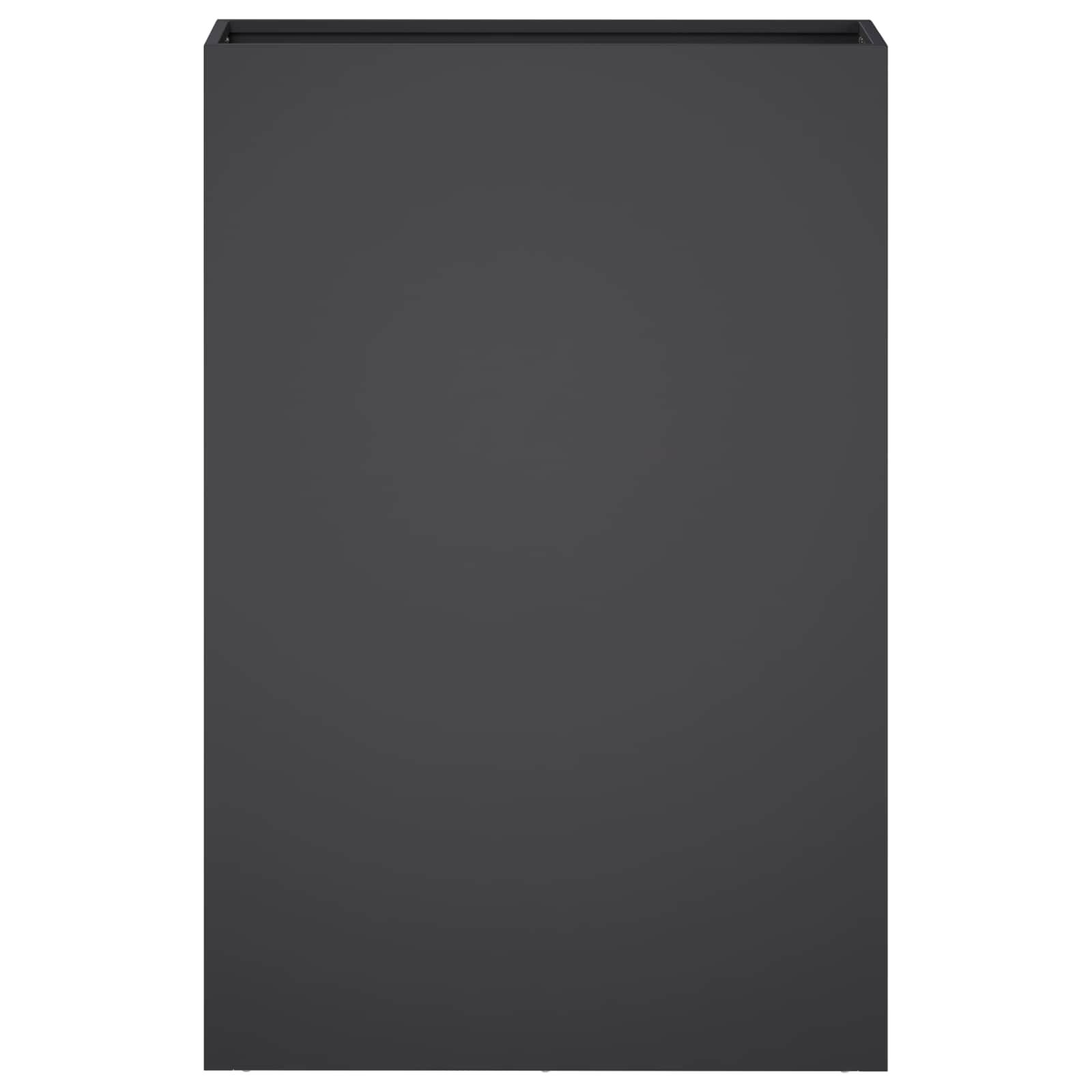 Vaso da giardino 2 pz Nero 40 x 20 x 75 cm | homemem39