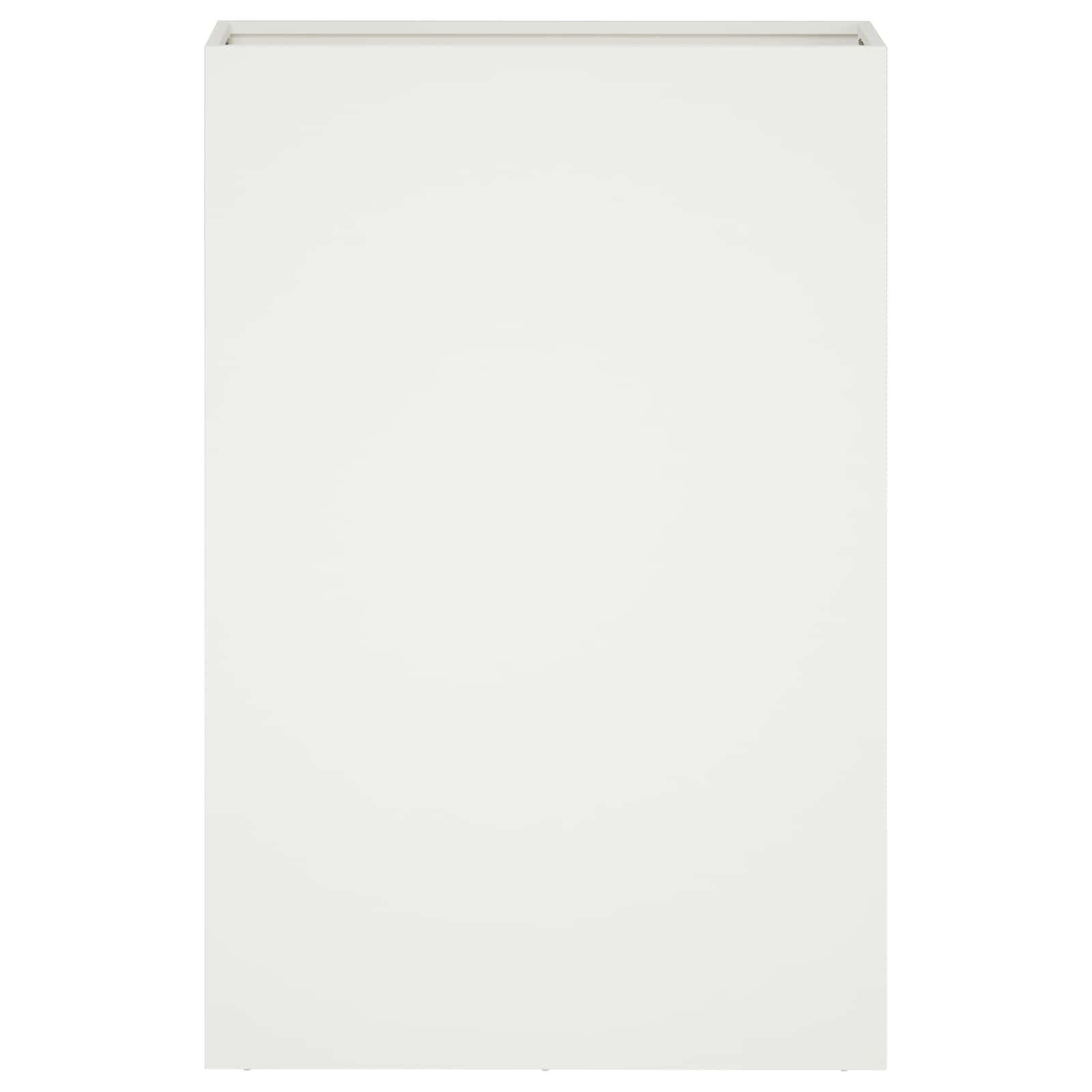 Vaso da giardino 2 pz Bianco 40 x 20 x 75 cm | homemem39