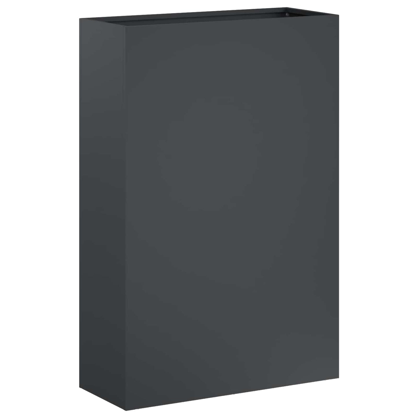 Vaso da giardino 2 pz Antracite 40 x 20 x 75 cm | homemem39