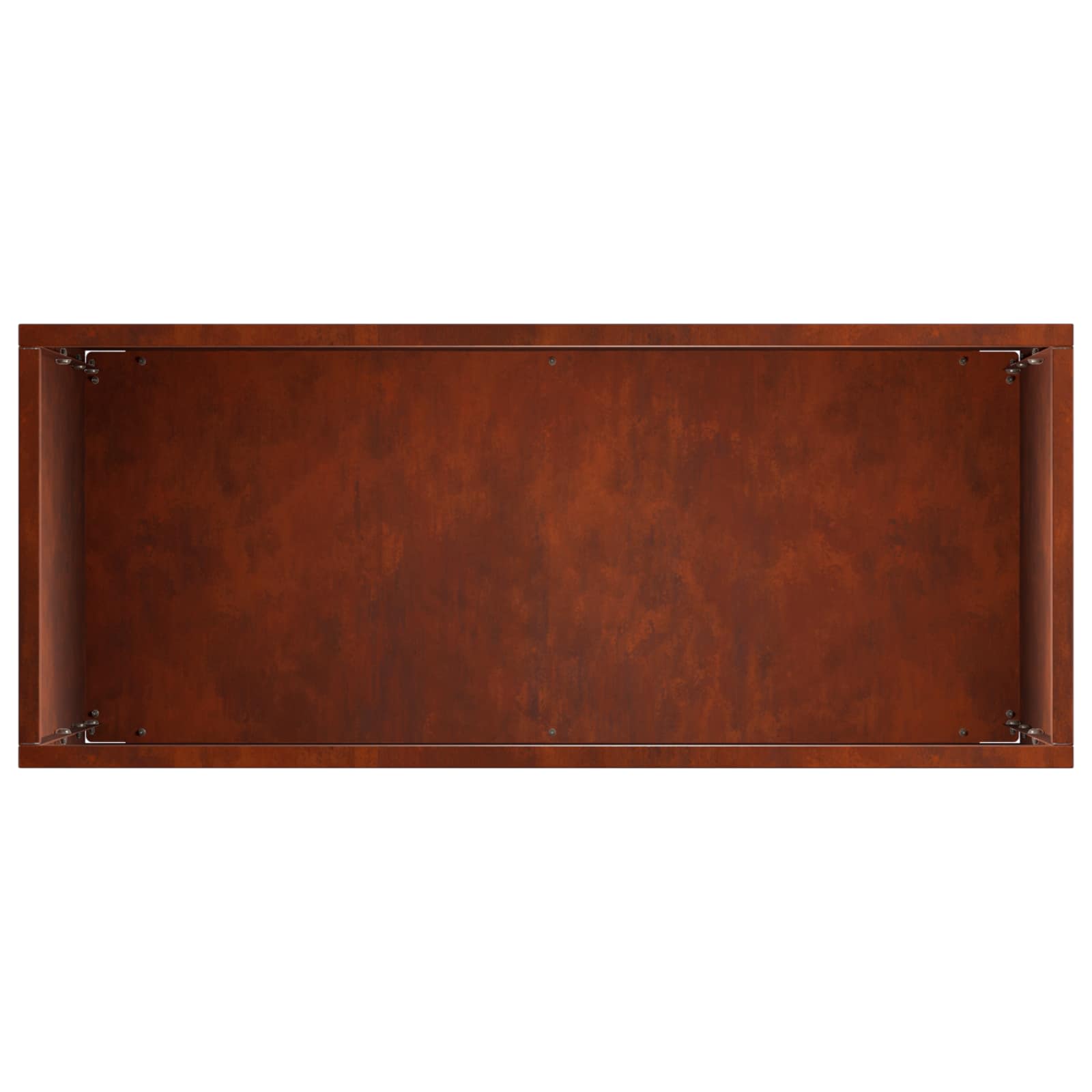 Vaso da giardino 2 pz Ruggine 40 x 20 x 75 cm Acciaio Corten | homemem39