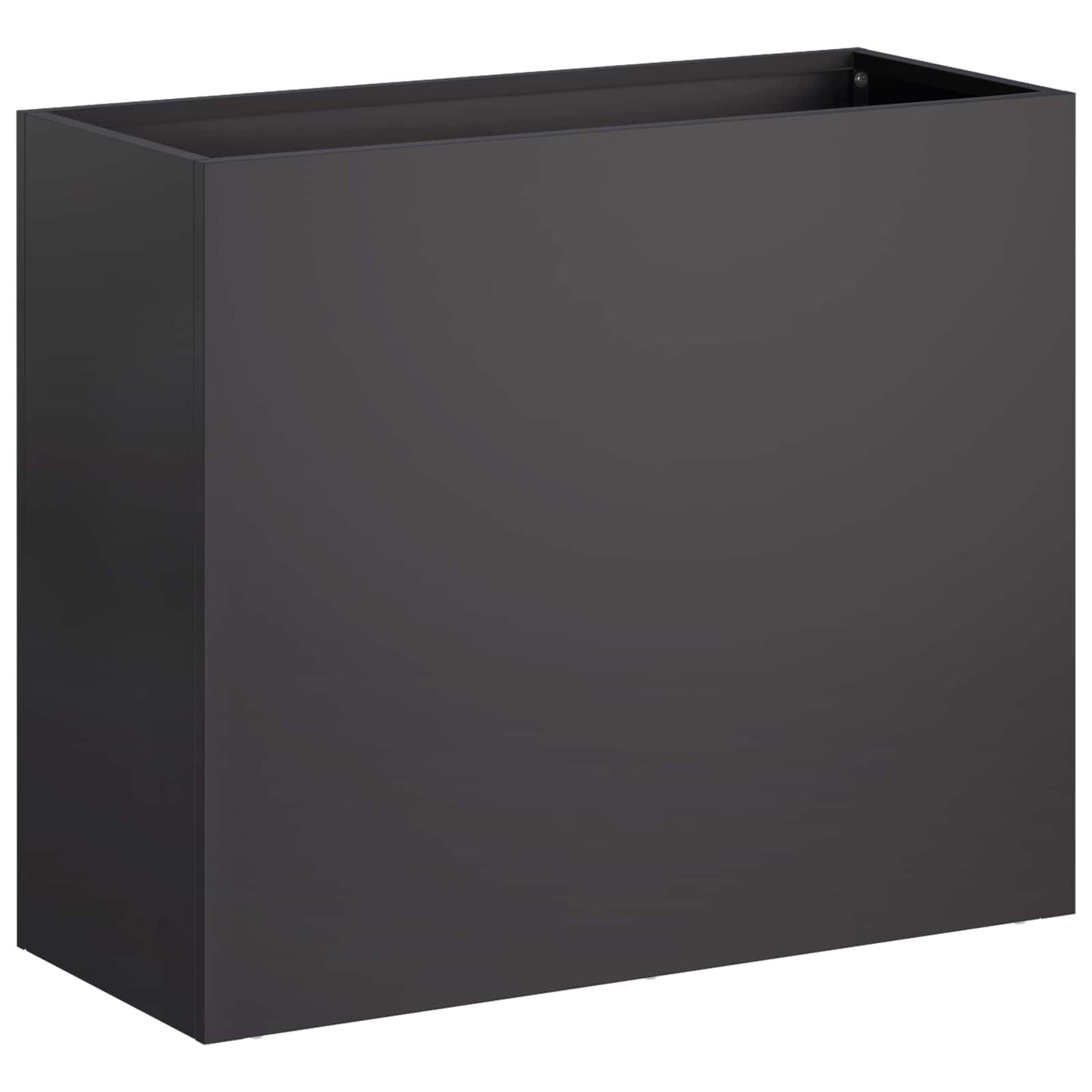 Vaso da giardino 2 pz Nero 50 x 20 x 40 cm | homemem39