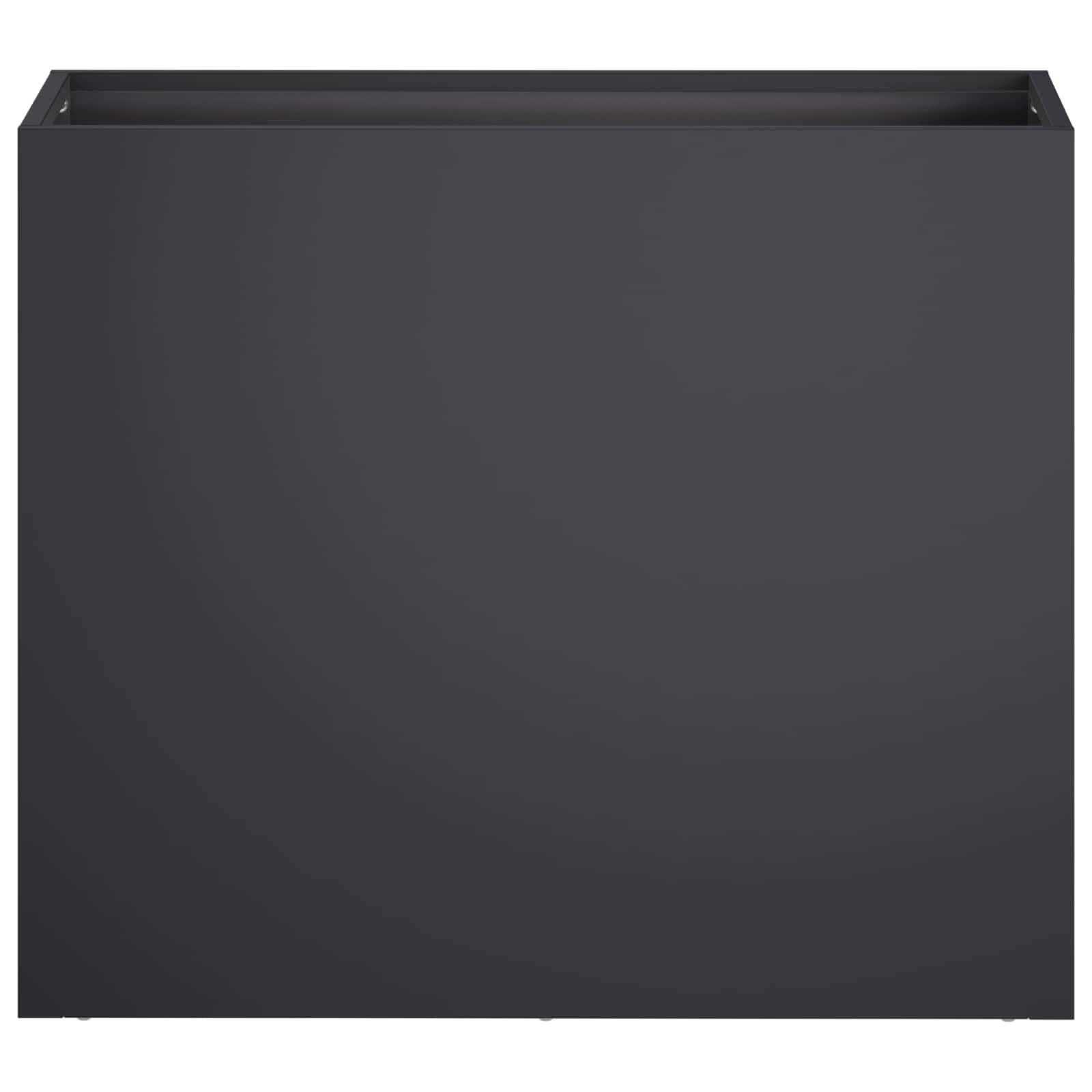 Vaso da giardino 2 pz Nero 50 x 20 x 40 cm | homemem39