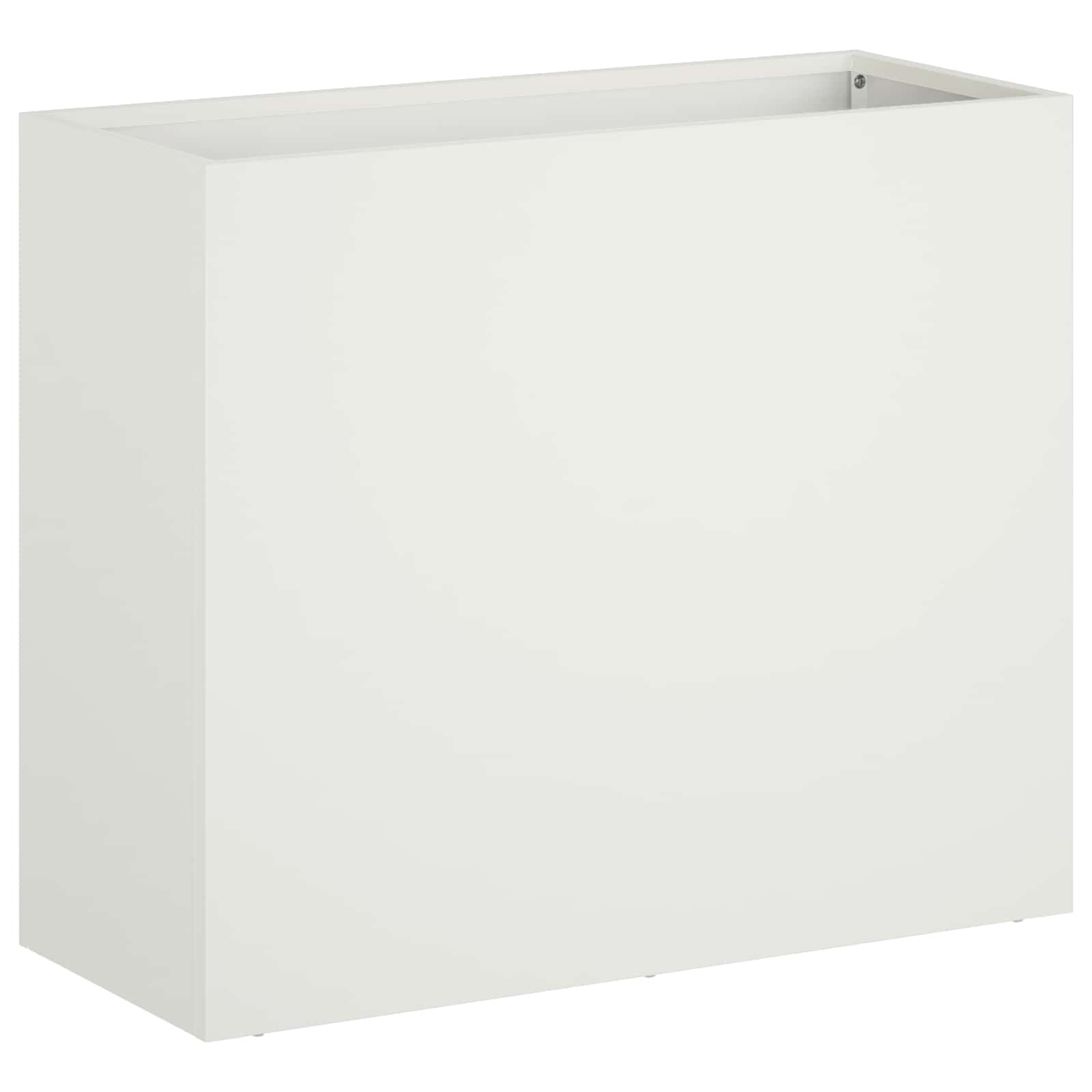 Vaso da giardino 2 pz Bianco 50 x 20 x 40 cm | homemem39