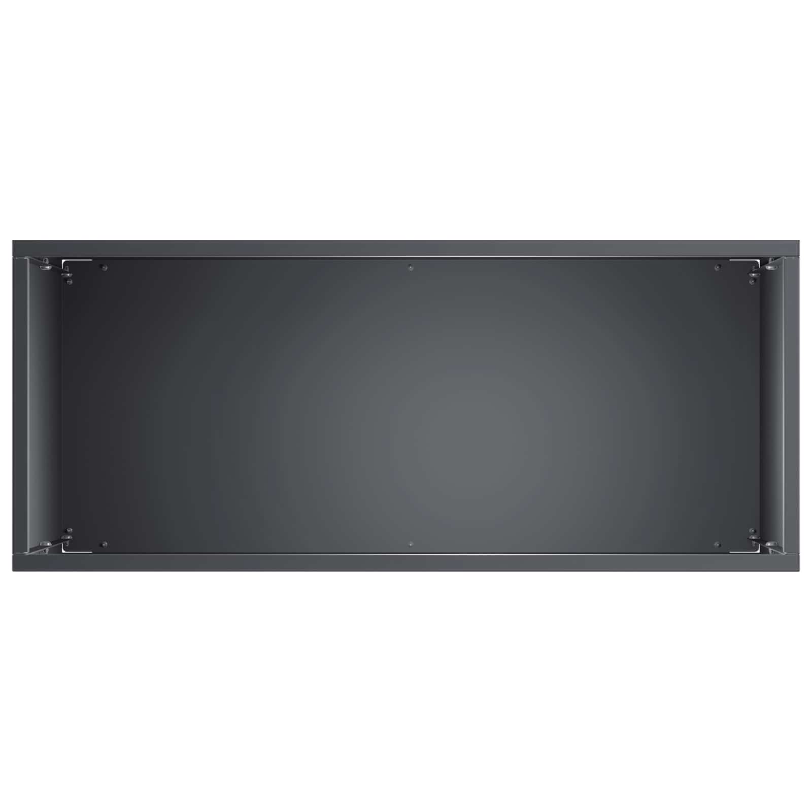 Vaso da giardino Antracite 50 x 20 x 40 cm | homemem39