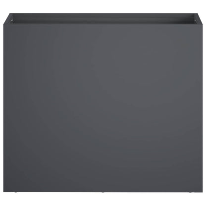 Vaso da giardino 2 pz Antracite 50 x 20 x 40 cm | homemem39