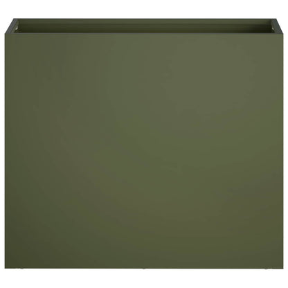 Vaso da giardino 2 pz Verde Oliva 50 x 20 x 40 cm | homemem39