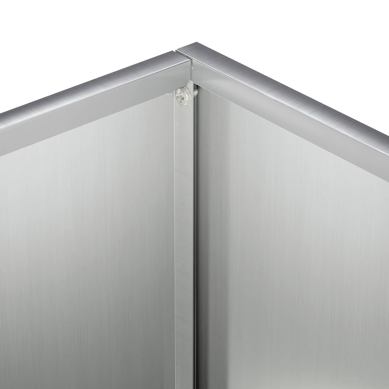 Vaso da giardino 2 pz Argento 50 x 20 x 40 cm Acciaio zincato | homemem39