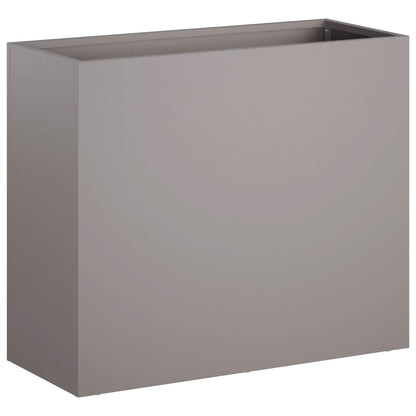 Vaso da giardino 2 pz Ruggine 50 x 20 x 40 cm Acciaio Corten