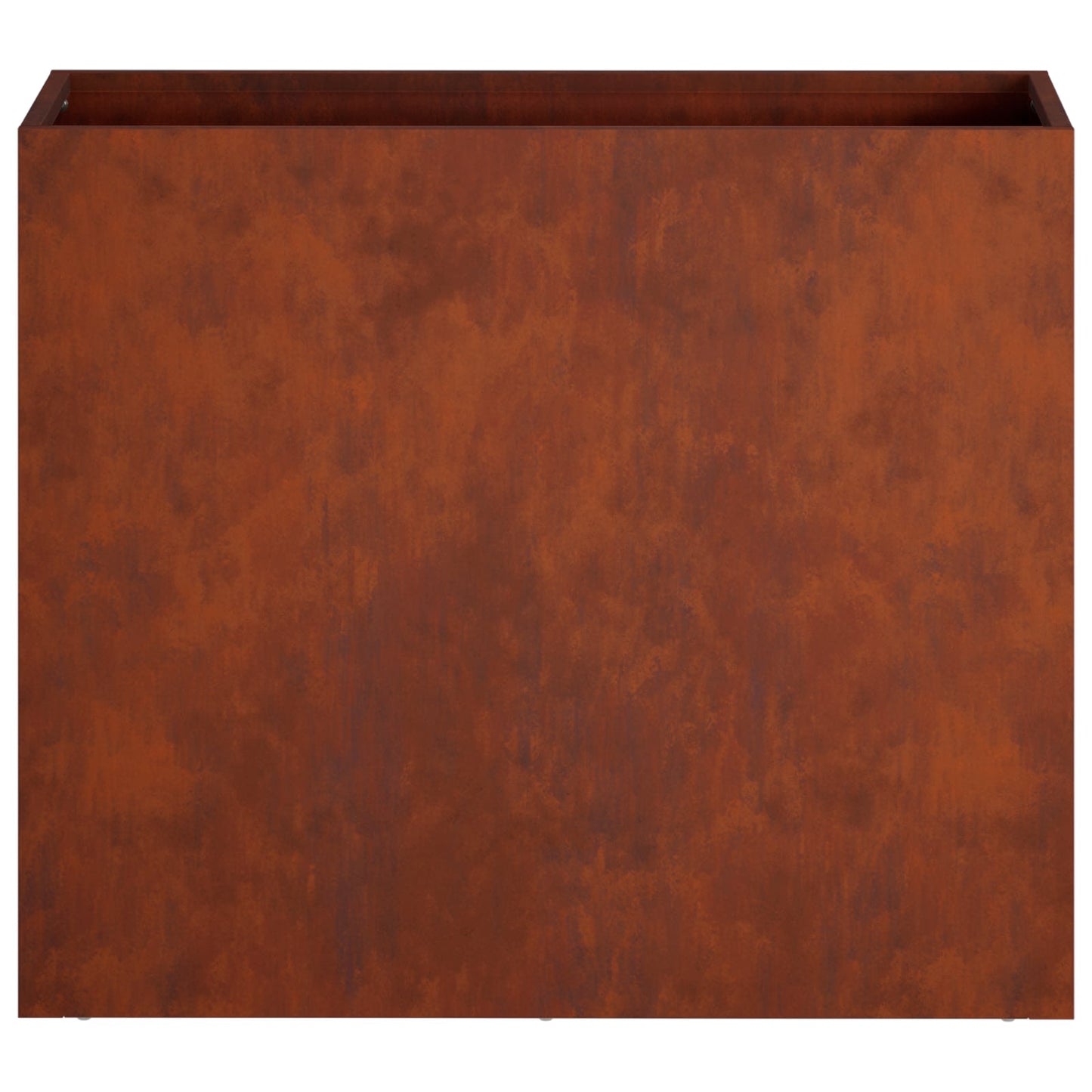 Vaso da giardino 2 pz Ruggine 50 x 20 x 40 cm Acciaio Corten