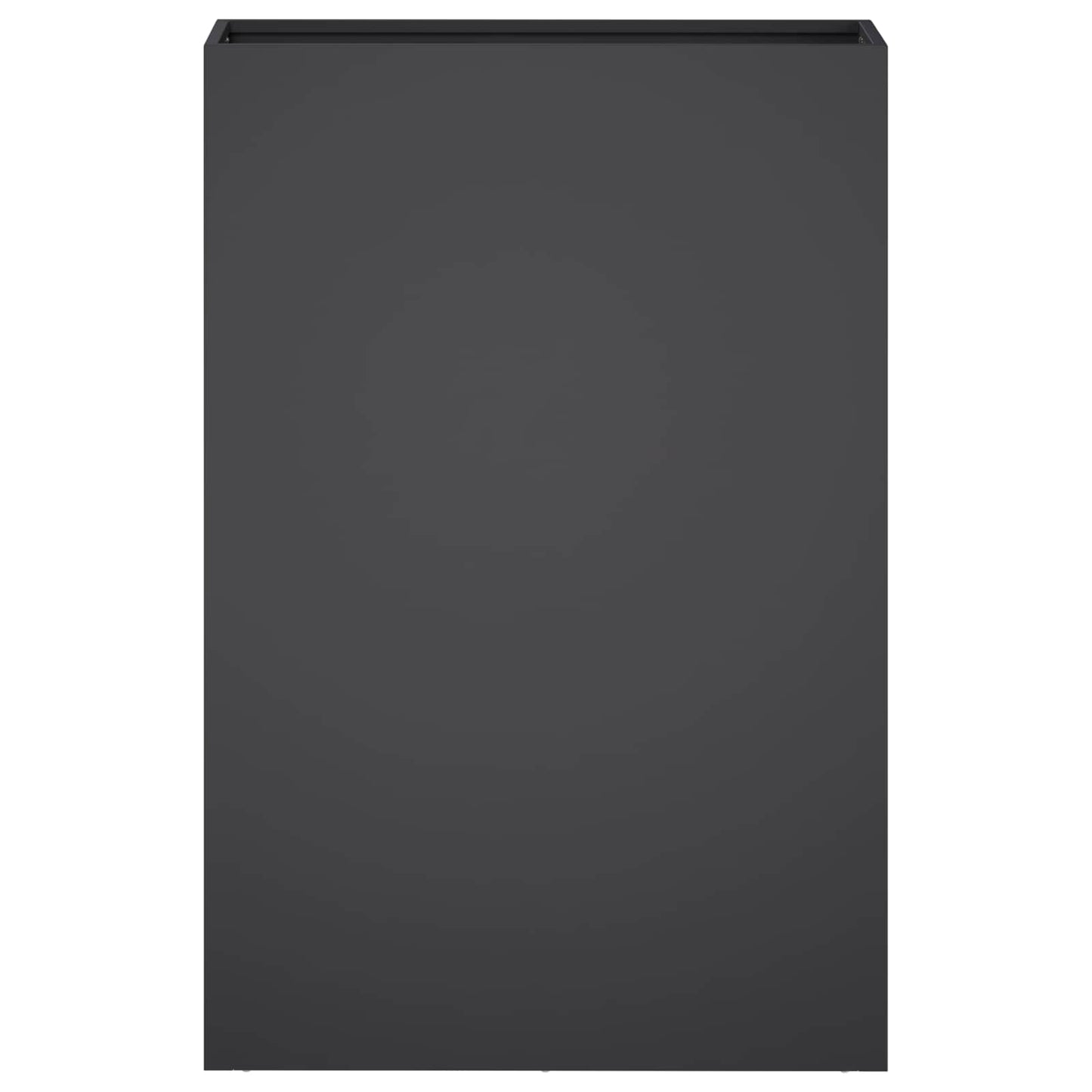 Vaso da giardino Nero 50 x 20 x 75 cm Acciaio laminato a freddo | homemem39