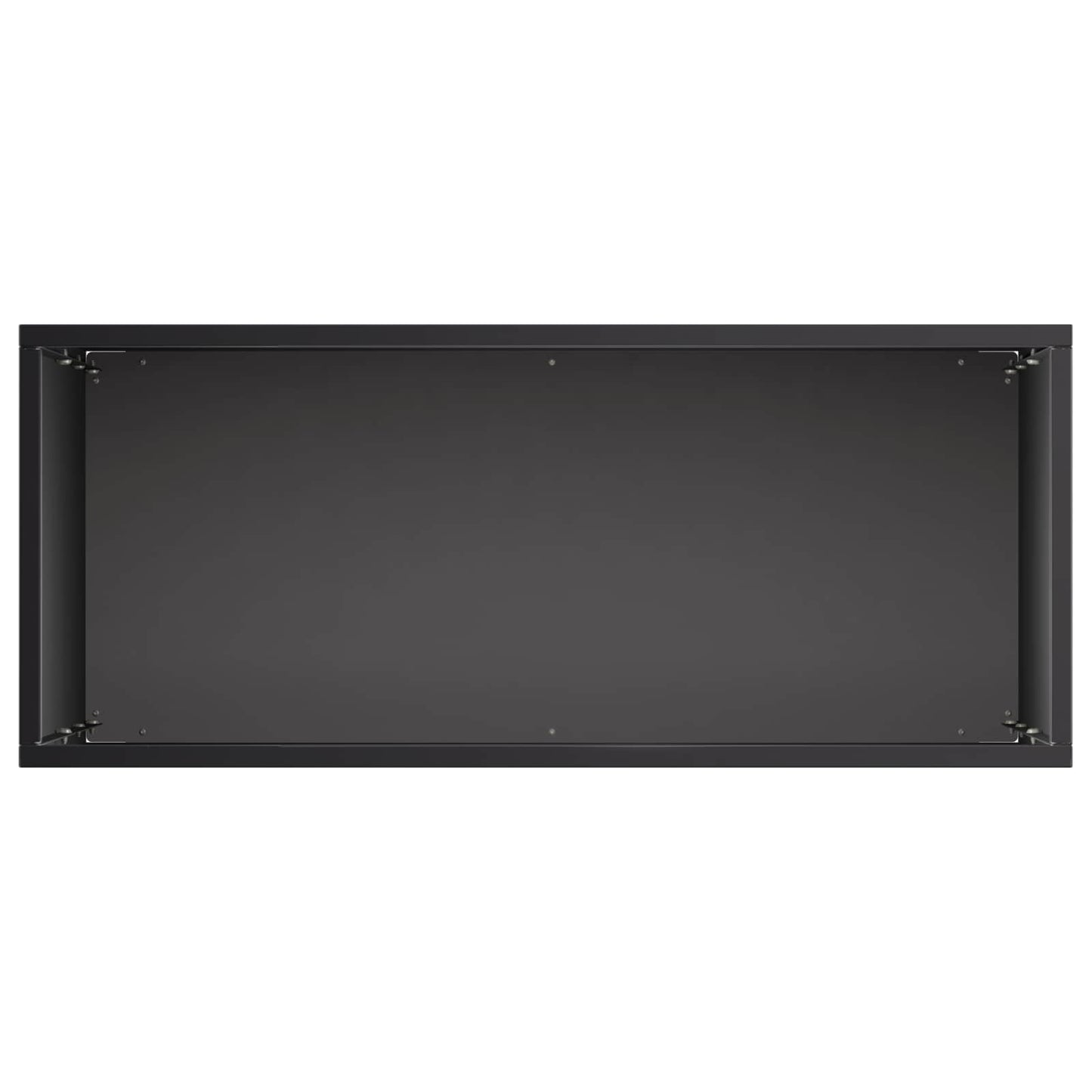 Vaso da giardino 2 pz Nero 50 x 20 x 75 cm | homemem39