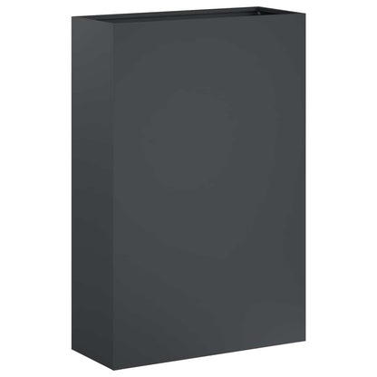 Vaso da giardino Antracite 50 x 20 x 75 cm | homemem39