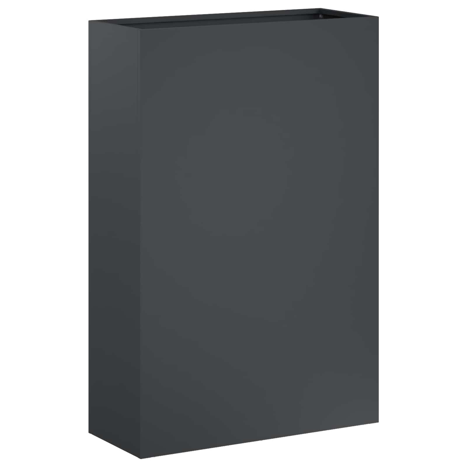 Vaso da giardino 2 pz Antracite 50 x 20 x 75 cm | homemem39