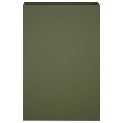 Vaso da giardino 2 pz Verde Oliva 50 x 20 x 75 cm | homemem39