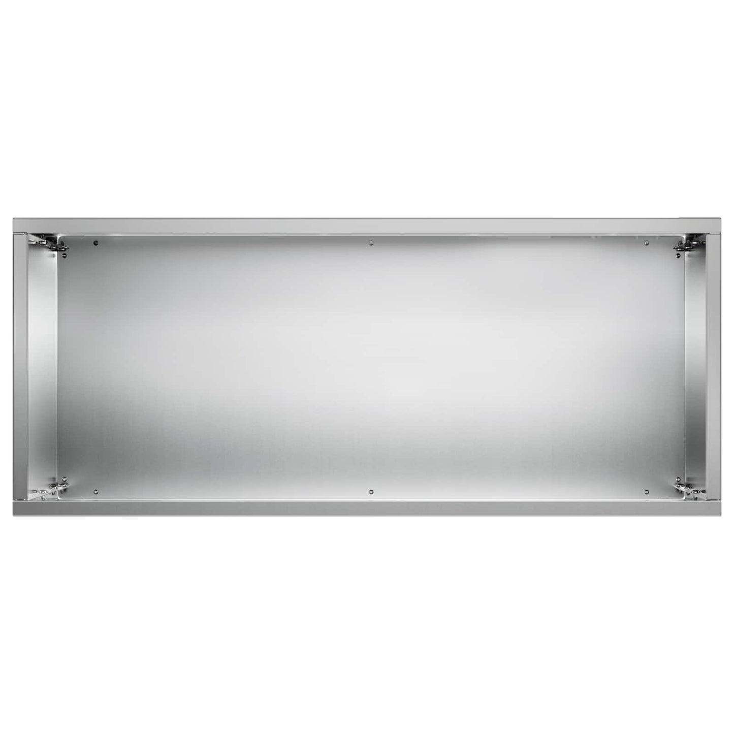 Vaso da giardino 2 pz Argento 50 x 20 x 75 cm Acciaio zincato | homemem39