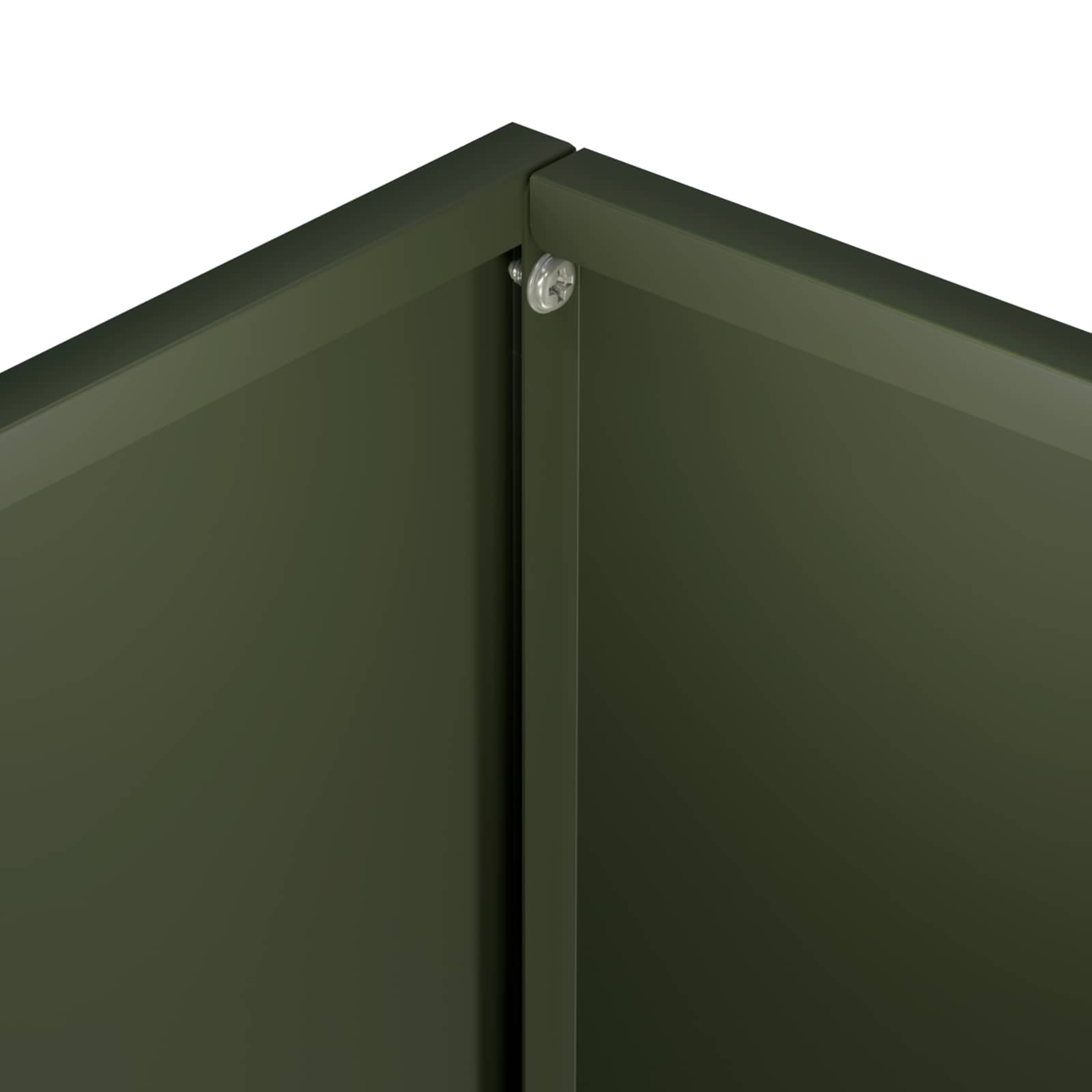 Vaso da giardino 2 pz Verde Oliva 40 x 30 x 40 cm | homemem39