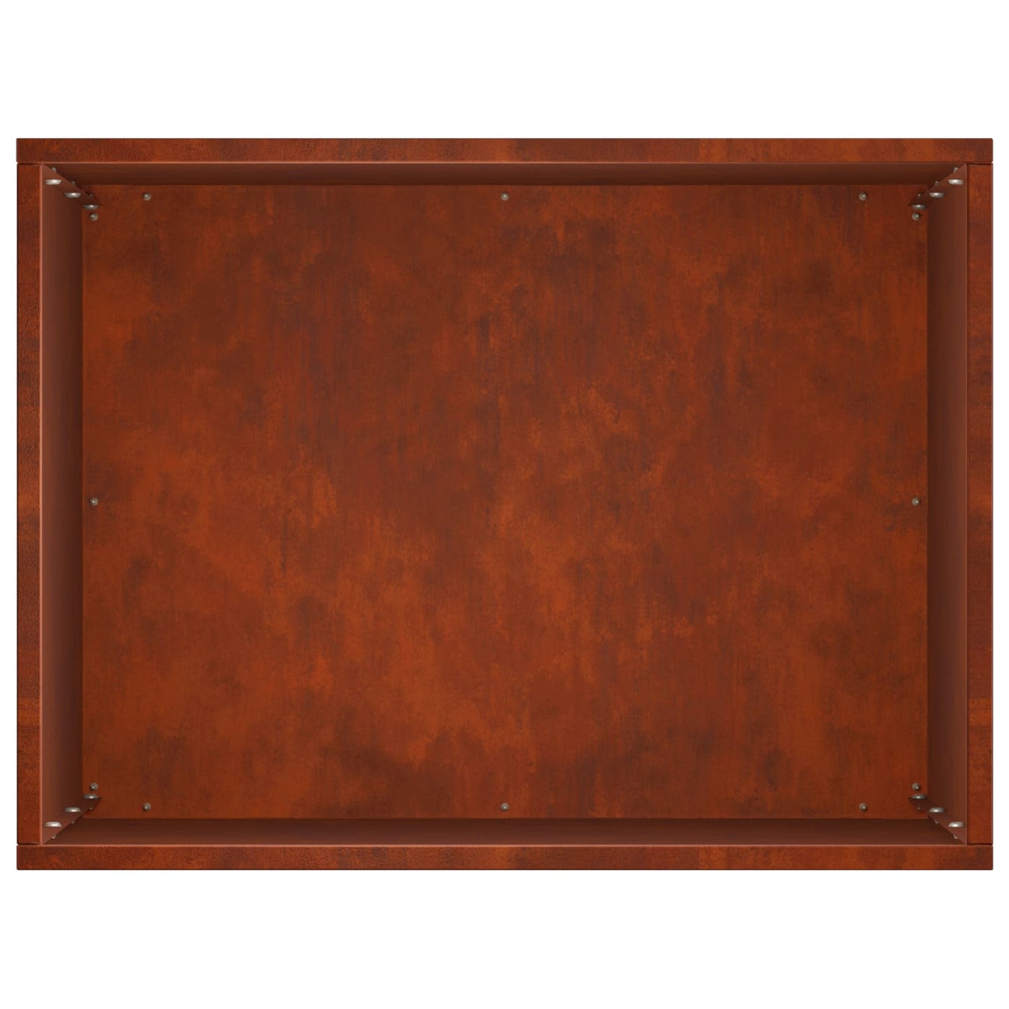 Vaso da giardino 2 pz Ruggine 40 x 30 x 40 cm Acciaio Corten | homemem39