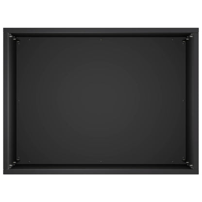 Vaso da giardino Nero 40 x 30 x 50 cm Acciaio laminato a freddo | homemem39