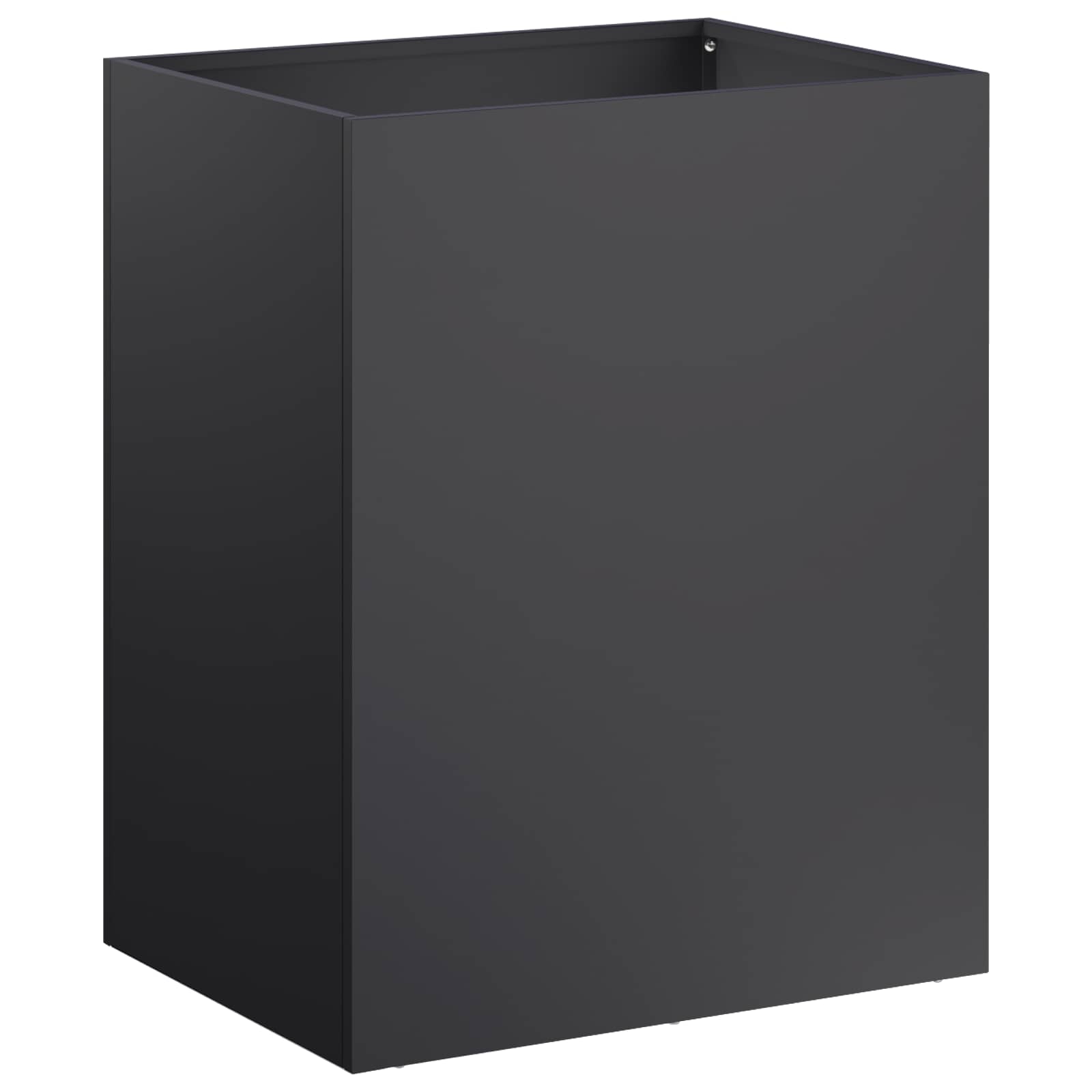 Vaso da giardino 2 pz Nero 40 x 30 x 50 cm | homemem39