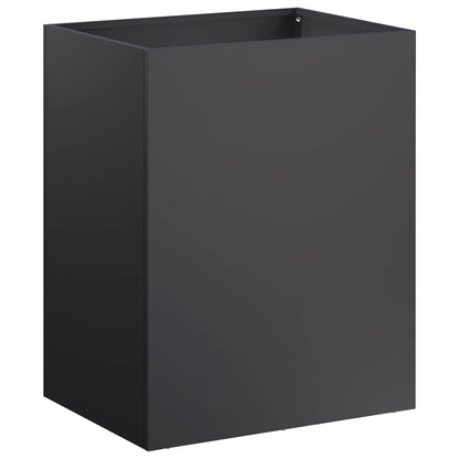Vaso da giardino 2 pz Nero 40 x 30 x 50 cm | homemem39