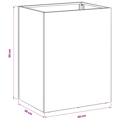 Vaso da giardino 2 pz Verde Oliva 40 x 30 x 50 cm | homemem39