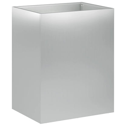 Vaso da giardino Argento 40 x 30 x 50 cm Acciaio zincato | homemem39
