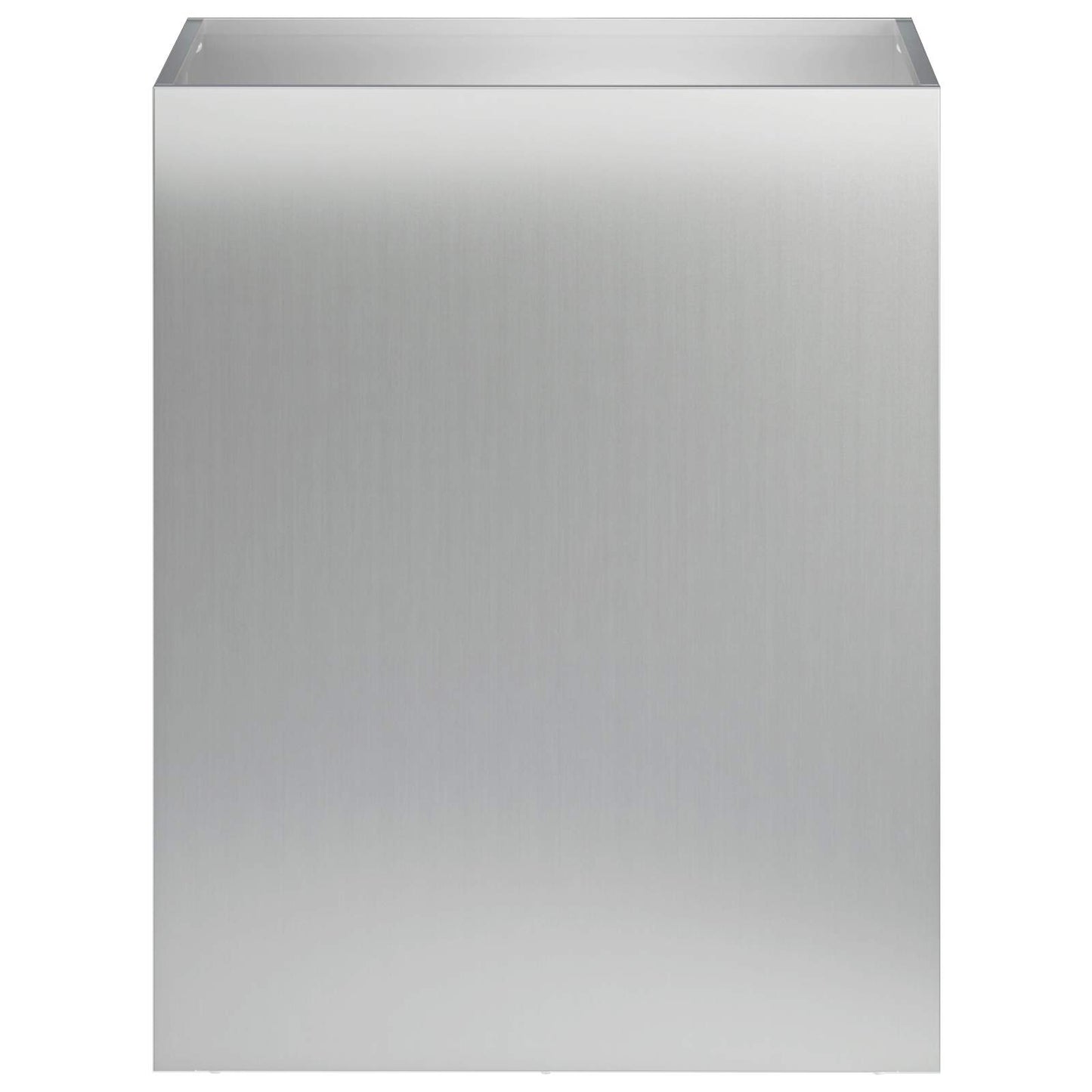 Vaso da giardino Argento 40 x 30 x 50 cm Acciaio zincato | homemem39