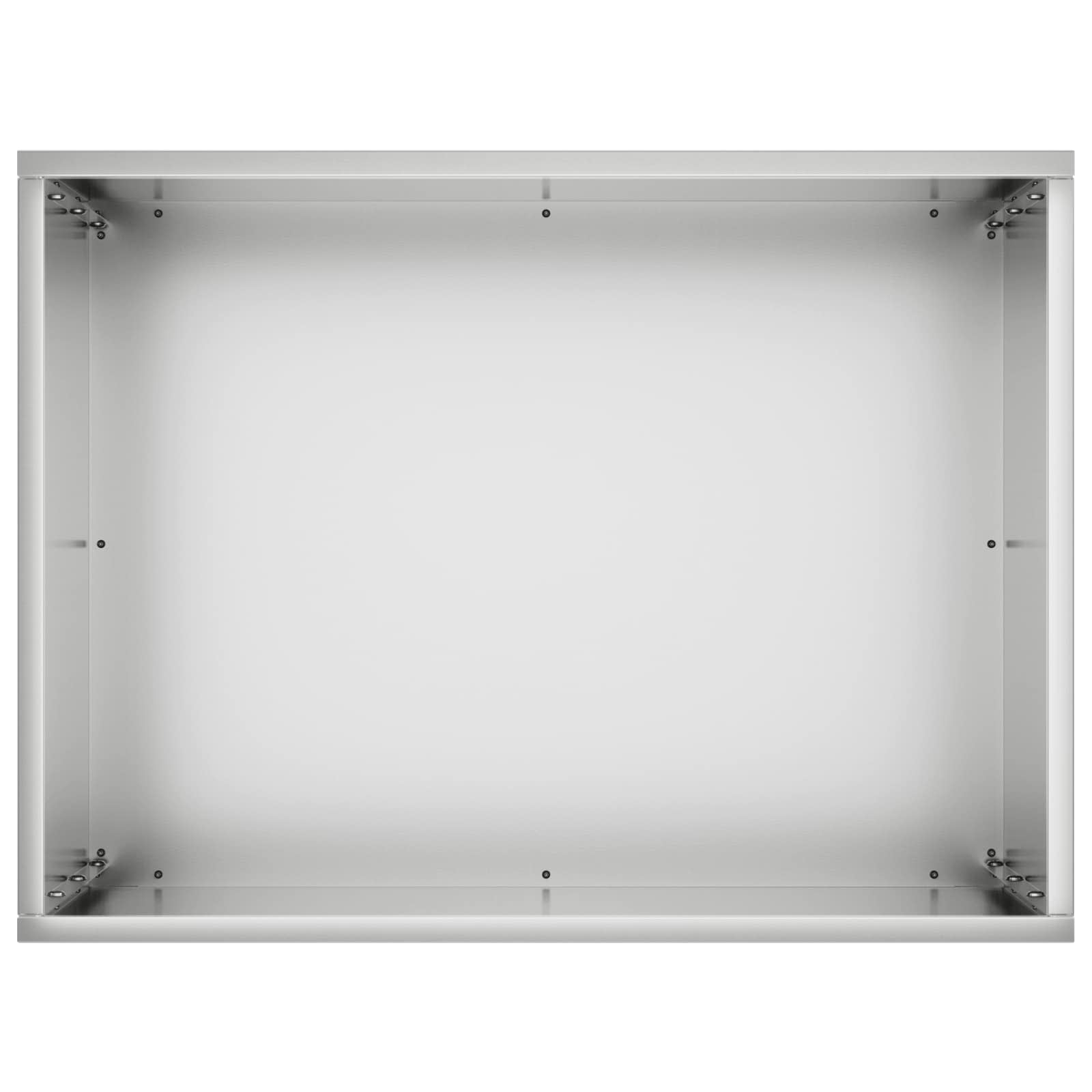 Vaso da giardino Argento 40 x 30 x 50 cm Acciaio zincato | homemem39