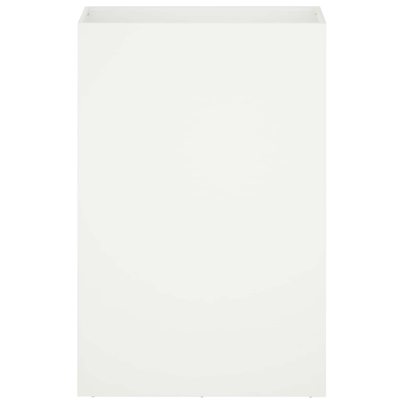 Vaso da giardino 2 pz Bianco 40 x 30 x 75 cm | homemem39