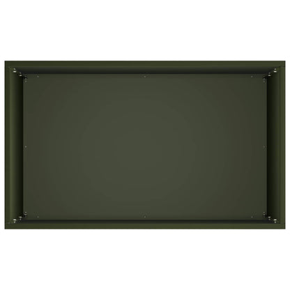 Vaso da giardino Verde Oliva 40 x 30 x 75 cm | homemem39