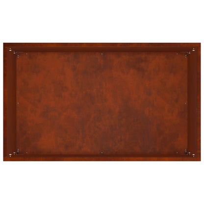 Vaso da giardino Ruggine 40 x 30 x 75 cm Acciaio Corten | homemem39
