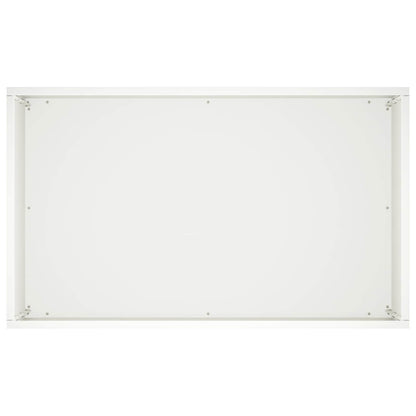 Vaso da giardino 2 pz Bianco 50 x 30 x 40 cm