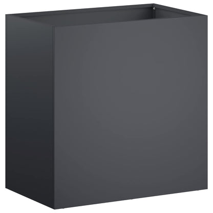 Vaso da giardino 2 pz Antracite 50 x 30 x 40 cm | homemem39