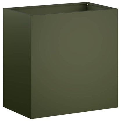 Vaso da giardino 2 pz Verde Oliva 50 x 30 x 40 cm | homemem39