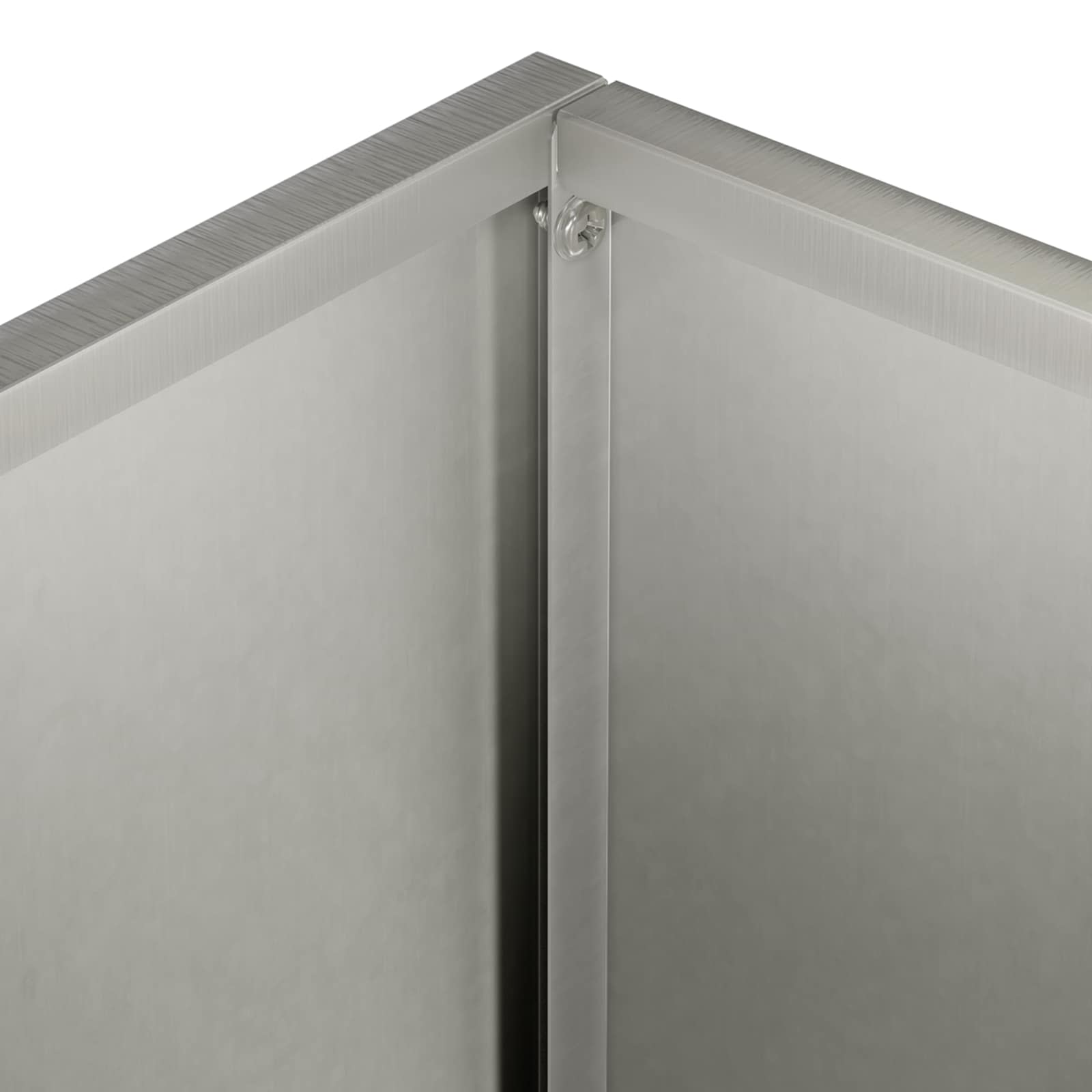 Vaso da giardino Argento 50 x 30 x 40 cm Acciaio Inox | homemem39