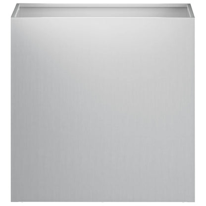 Vaso da giardino Argento 50 x 30 x 40 cm Acciaio zincato | homemem39