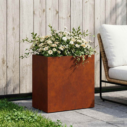 Vaso da giardino Ruggine 50 x 30 x 40 cm Acciaio Corten