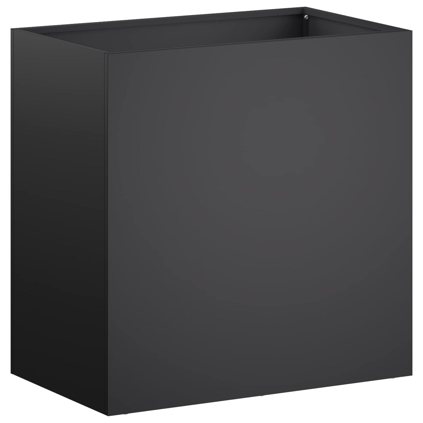 Vaso da giardino 2 pz Nero 50 x 30 x 50 cm | homemem39