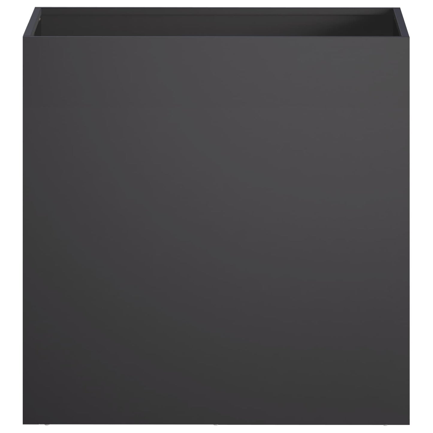 Vaso da giardino 2 pz Nero 50 x 30 x 50 cm | homemem39